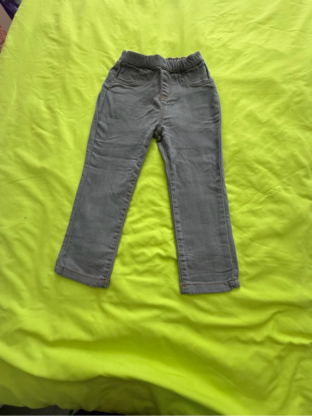 Kids' Gray Pull-On Stretch Leggings